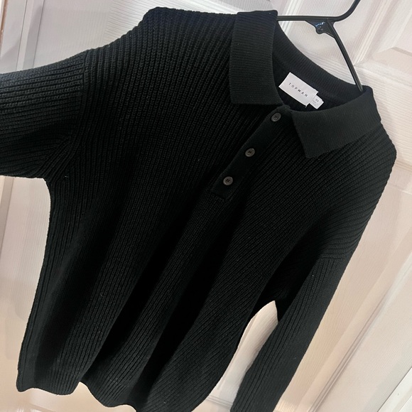 TOPMAN ASOS Ribbed Knit Button Down XS - Picture 3 of 5